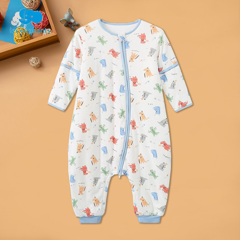 丽婴房婴儿宝宝分腿睡袋儿童5A抗菌恒温棉防踢被秋冬厚款1-4岁