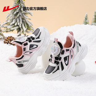 回力官方旗舰店女童加绒鞋子2025冬季新款儿童棉鞋冬鞋保暖运动鞋