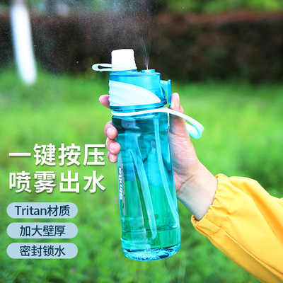 施密特650ml塑料户外喷雾水杯