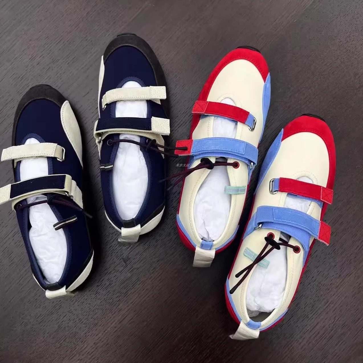 2026春夏街头百搭圆头魔术贴平底玛丽珍运动鞋少女感拼色芭蕾舞鞋,女鞋,时尚芭蕾鞋,淘宝优惠券,粉丝福利购,淘宝优惠卷