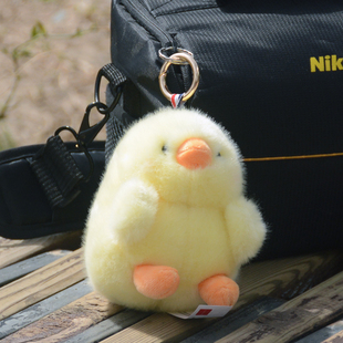 可爱小黄鸡毛绒玩具小鸡仔挂件公仔包包挂饰钥匙扣送女生生日礼物