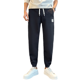 冬季加绒加厚新款男生修身小脚休闲裤男士长裤美式1003-1A69P68，男装休闲裤，星座1003-1