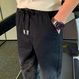 秋季男生小脚休闲裤男士修身时尚束脚裤休闲裤长裤1003-1A12P58，男装休闲裤，星座1003-1