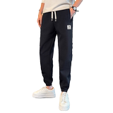 冬季新款加绒男生时尚休闲裤男士修身束脚运动长裤1003-1A69P68，男装休闲裤，星座1003-1