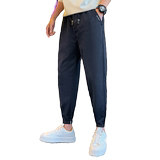 秋季痞帅男生修身休闲裤男士潮流小脚裤长裤1003-1A64P58，男装休闲裤，星座1003-1