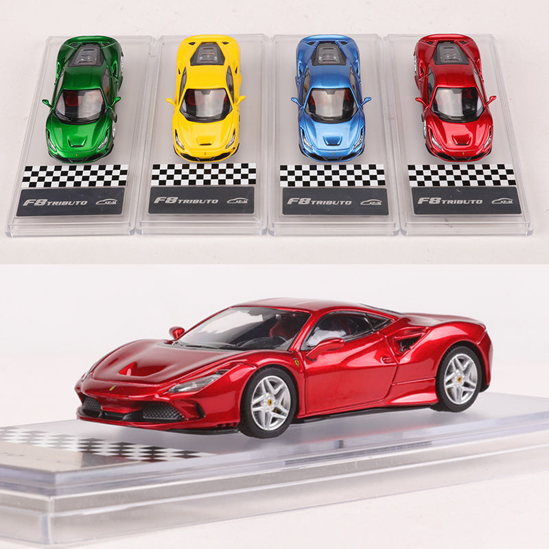 特价XF MODEL 1:64 F8跑车 仿真合金汽车模型收藏摆件