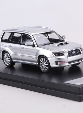 Fiberrun 1:64 斯巴鲁森林人STI仿真合金汽车模型收藏摆件