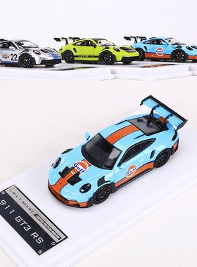LMLF 1:64保时捷911 GT3RS鹿头涂装仿真合金汽车模型收藏