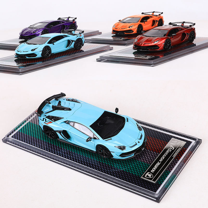 U2 1:64兰博基尼埃文塔多Novitec SVJ LP770树脂汽车模型收藏