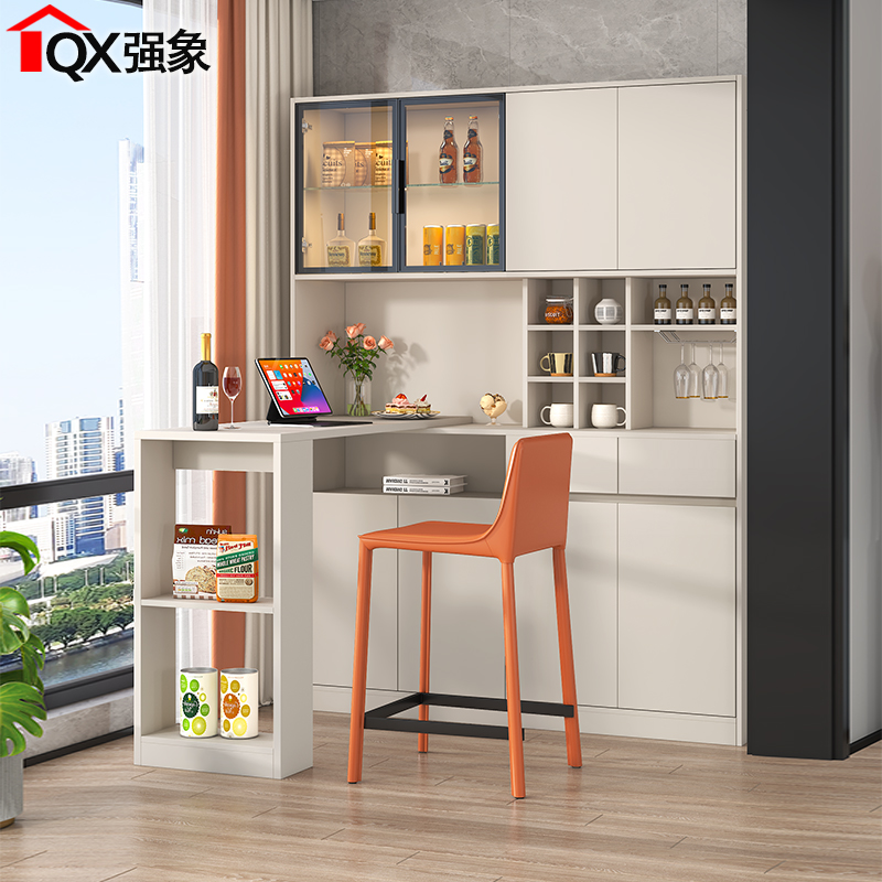 强象阳台吧台桌酒柜一体组合