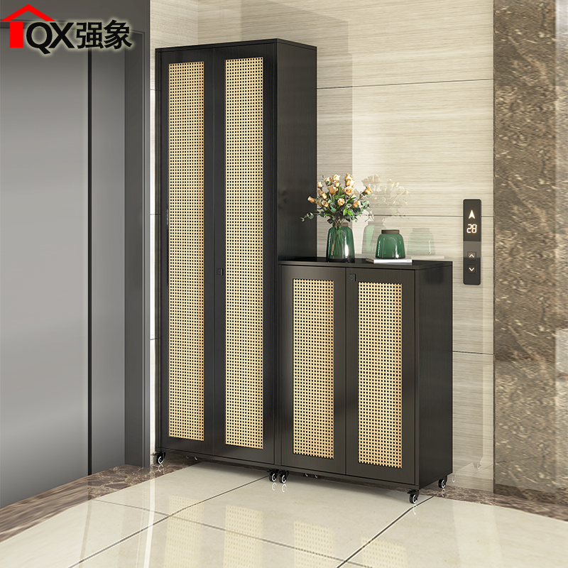 可移动带锁鞋柜家用门口楼道外