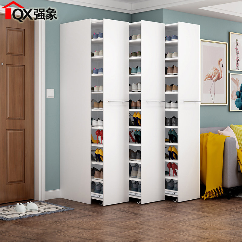简约进门抽拉鞋柜家用大容量夹缝收纳楼梯储物柜定制小户型N-039,住宅家具,鞋柜,淘宝优惠券,粉丝福利购,淘宝优惠卷
