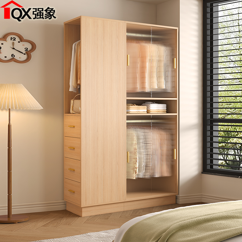 新款长虹玻璃推拉门衣柜