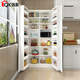 餐边柜高柜一体靠墙现代简约厨房多功能储物收纳餐具置物架G16