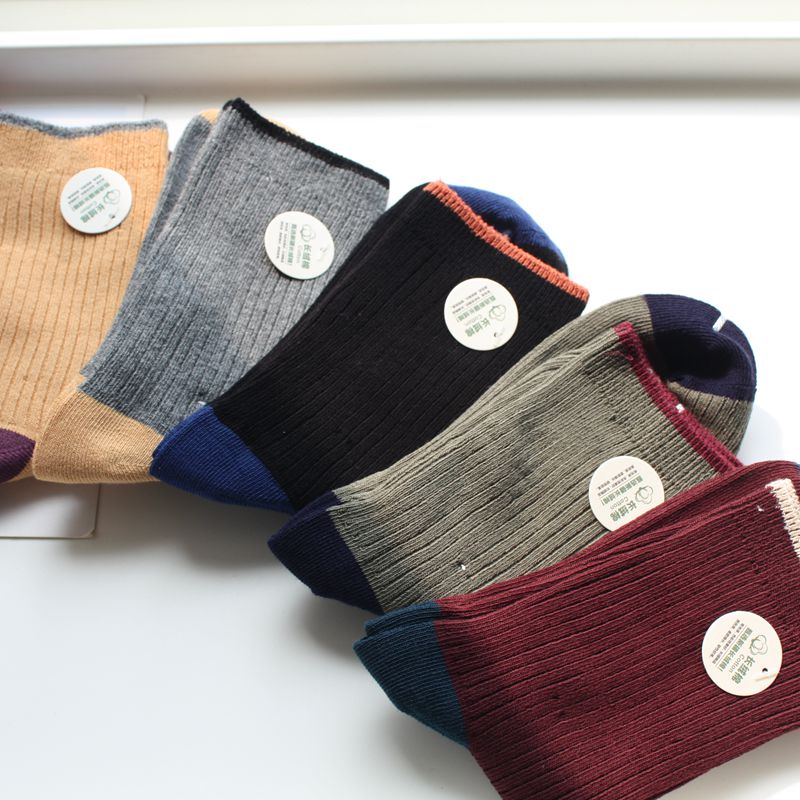 外贸秋冬保暖女士长绒棉中筒袜子