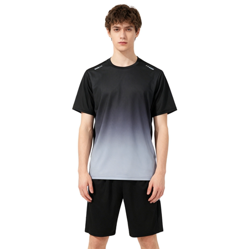 XDFM美式速干透气渐变套装跑步服