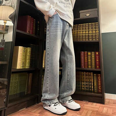 XDFM美式高街男夏季薄款牛仔裤