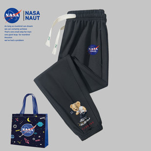 潮牌束脚宽松高街休闲运动情侣卫裤 2025年新款 SOLAR联名款 NASA