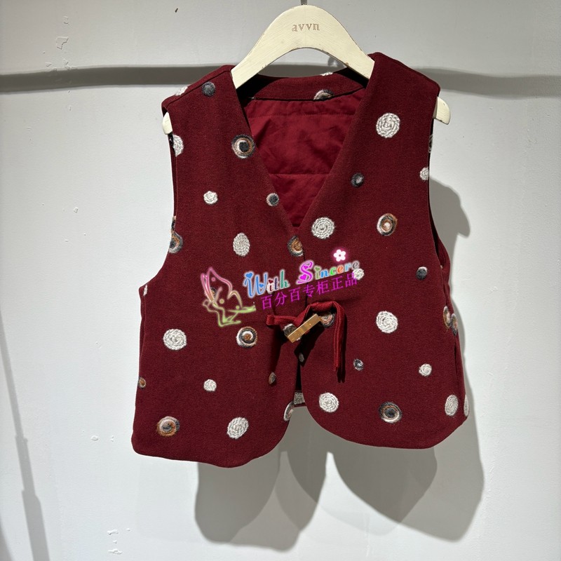 飞鸟和新酒 专柜正品代购 2025年冬季新款 休闲马甲 FZ57115002