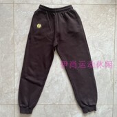 不倒绒校服裤 子纯棉毛圈冬季 子 北京二实小咖啡色裤 秋冬季
