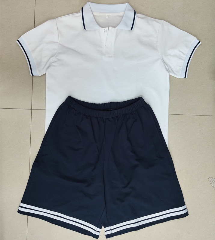 中小学生夏季校服纯棉不起球