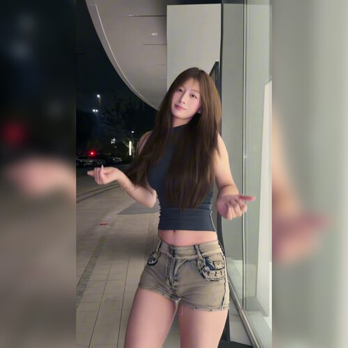 夏季美式辣妹低腰显瘦牛仔热裤