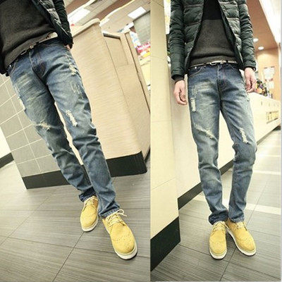 Jeans pour adolescent pieds Slim pour été - Ref 1467990 Image 1