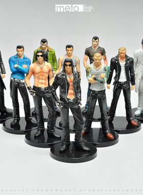 热血高校玩偶极恶王手办WORST武装战线热高1 18人偶10cm日本礼物