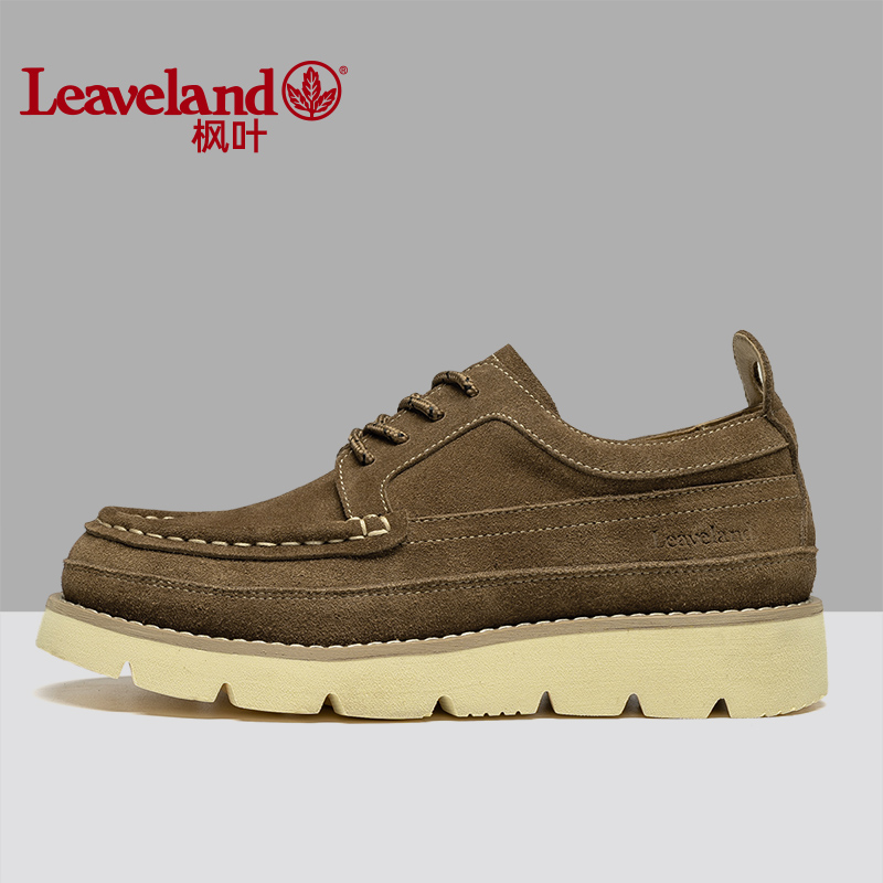 户外复古低帮工装鞋厚底增高