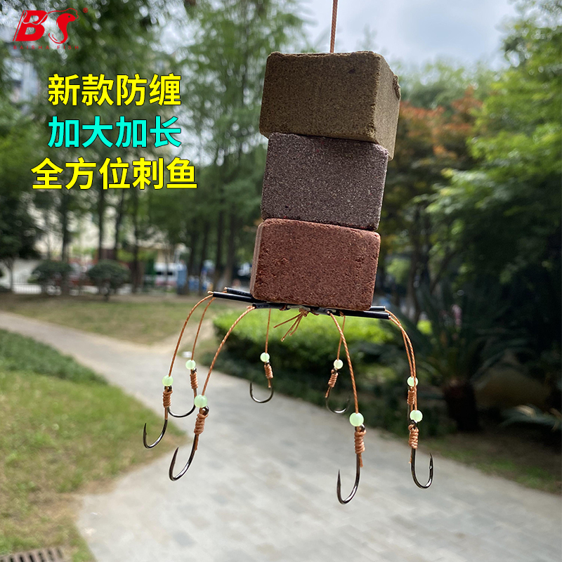 白鲨新型鲢鳙大盘翻板钩