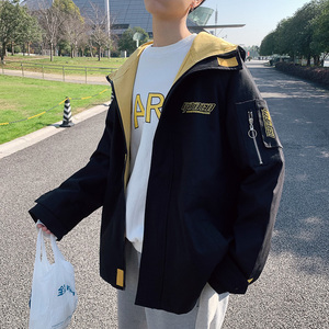 新款夹克有备货刺绣连g帽男外套JK220-P95图片