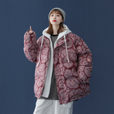 新款百搭宽松假两件连帽中性风女模棉衣/新款袄子MY02，男装棉衣，电商A132（原电商B245）