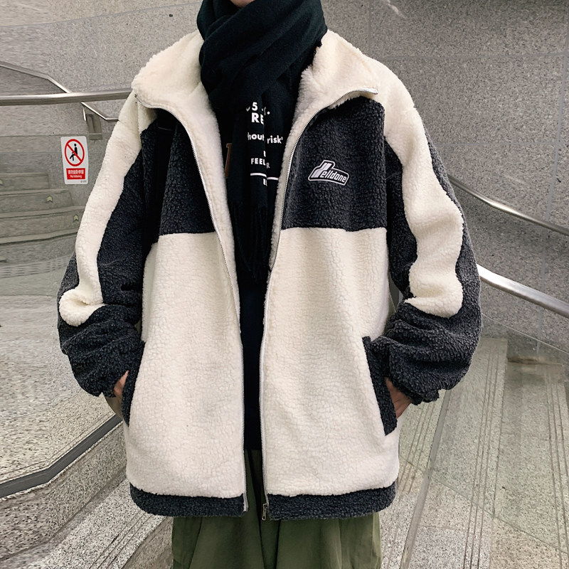 新款冬季羊羔毛棉衣新款、宽松袄子M6611-P100图片