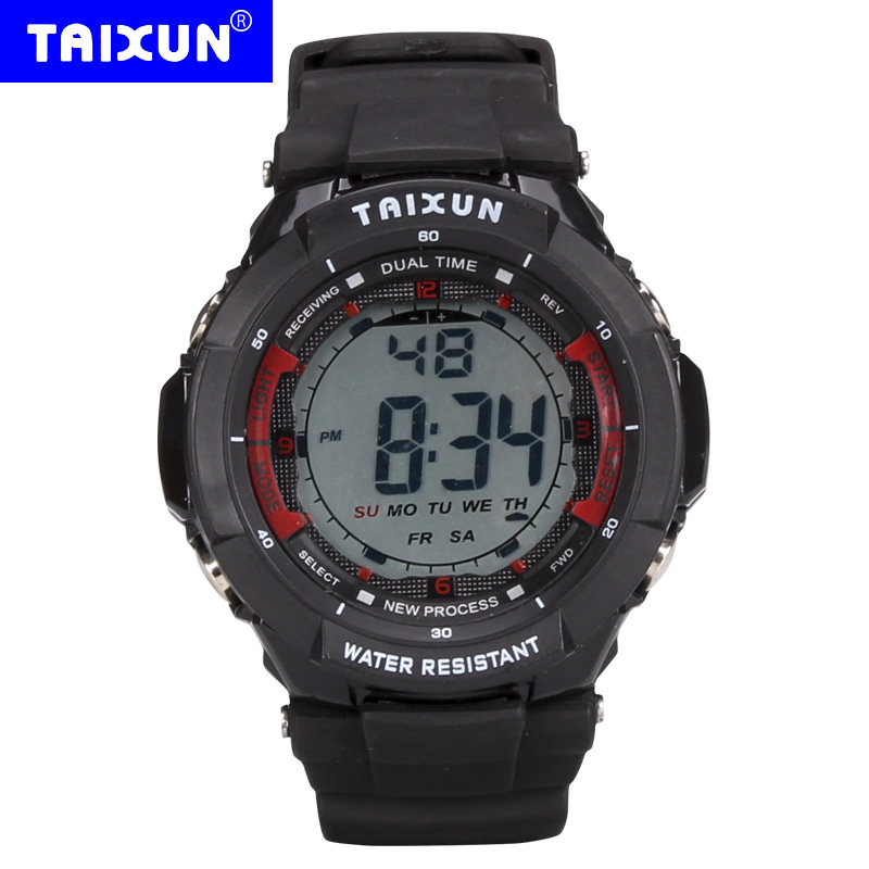 泰炫大表盘大数字户外运动手表男士成人深度防水冷光数字式电子表