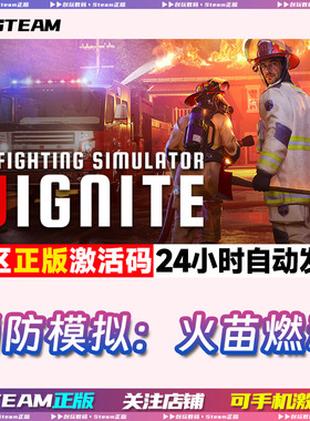Steam中文正版 消防模拟 火苗燃动 Firefighting Simulator 国区