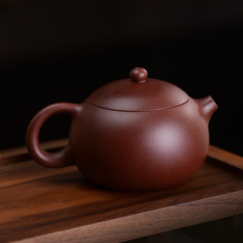 天福茗茶 彼物紫砂西施壶 宜兴紫砂壶单壶泡茶壶名家监制160ml