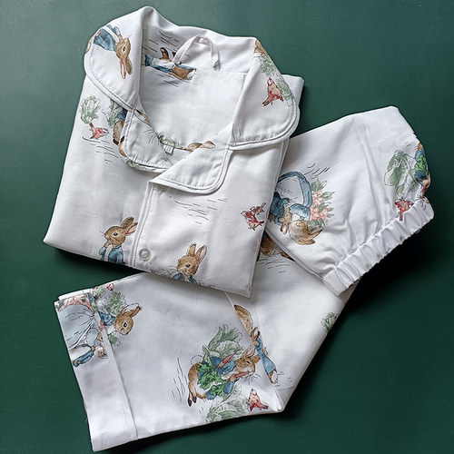 彼得兔纯棉睡衣家居服套装