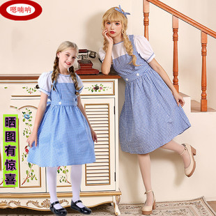 亲子装cos服Lolita可爱洋装爱丽丝梦游仙境公主裙 日系洛丽塔女仆