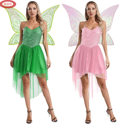 2026万圣节精灵翅膀连衣裙