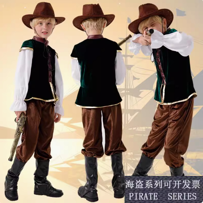 话剧舞台演出套装猎人服饰