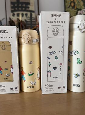 纯原现货韩国限定款新款zeroperzero联名猫咪不锈钢保温杯500ml