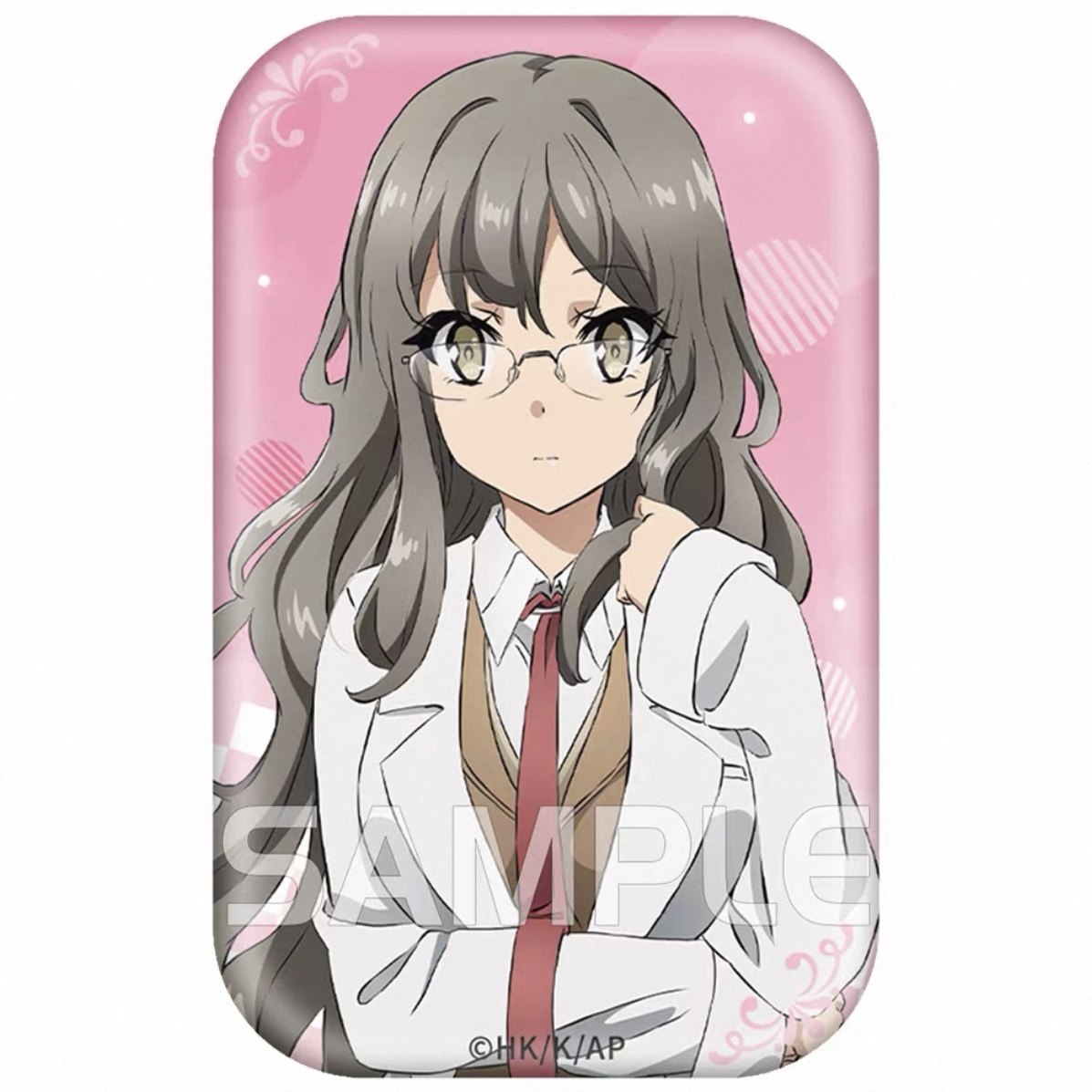 【特价现货】青春猪头少年不会梦到兔女郎 方形徽章 双叶理央款,模玩/动漫/周边/娃圈三坑/桌游,动漫徽章/立牌,淘宝优惠券,粉丝福利购,淘宝优惠卷