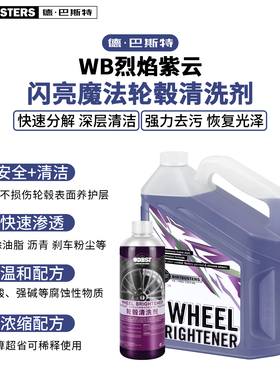 DIRTBUSTERS德巴斯特 WB烈焰紫云闪亮魔法轮毂清洗剂DB-140进口