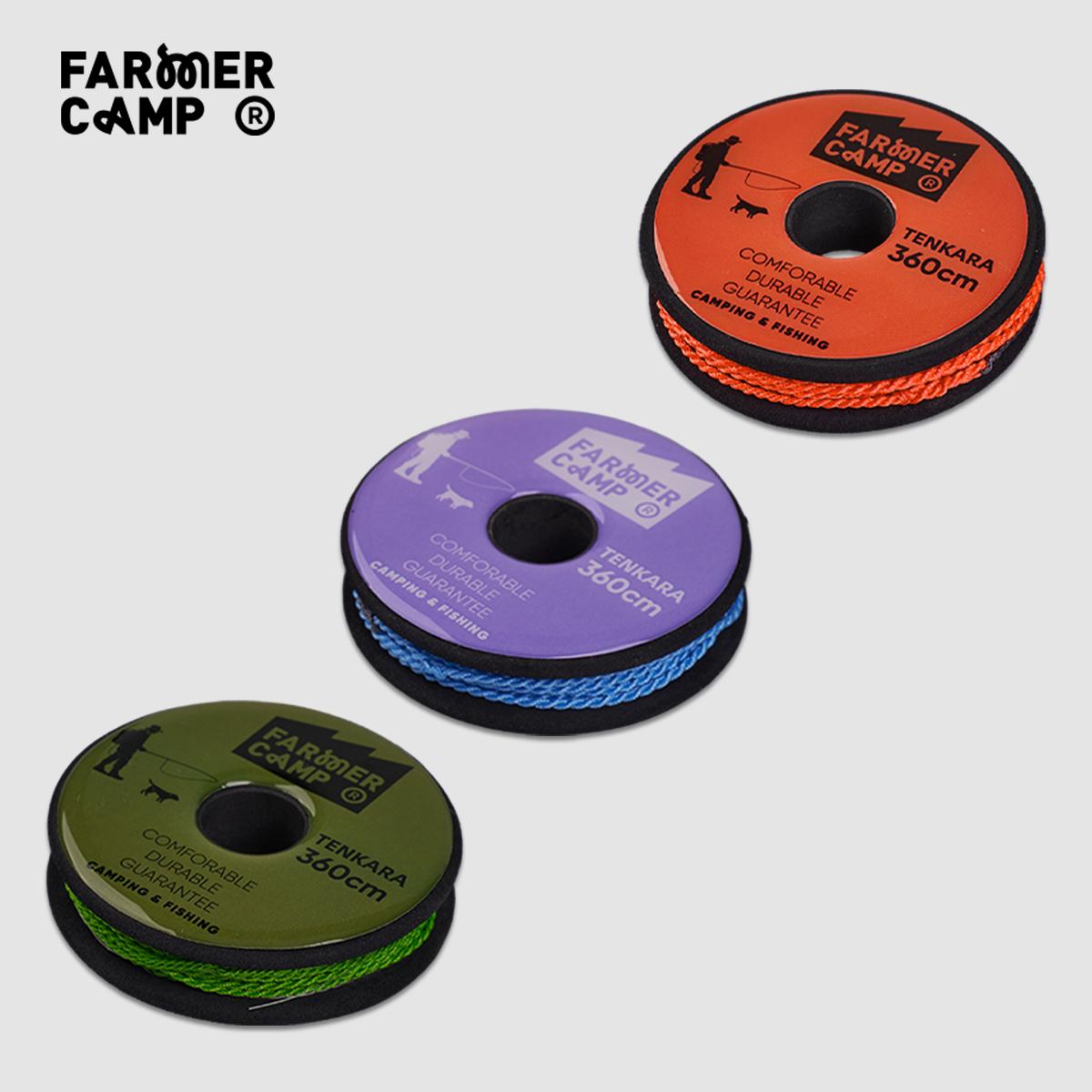 FarmerCamp天展线组3米6线组手工编织主线假饵飞蝇钩浮水溪钓成品