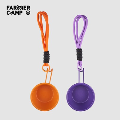 FarmerCamp开饵盘紫色迷你小号