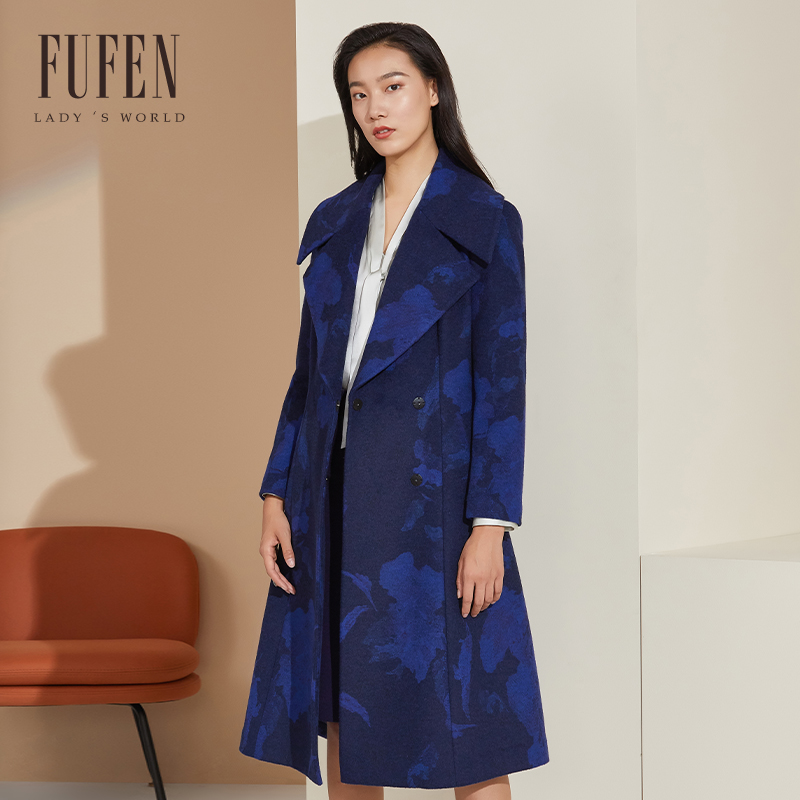 fufen福芬冬季新款收腰显瘦外套