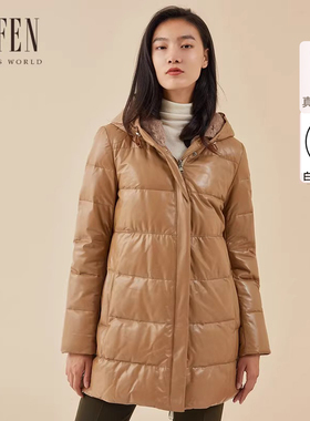 FUFEN福芬冬季新白鸭绒羽绒服保暖加厚休闲外套连帽PY-14196