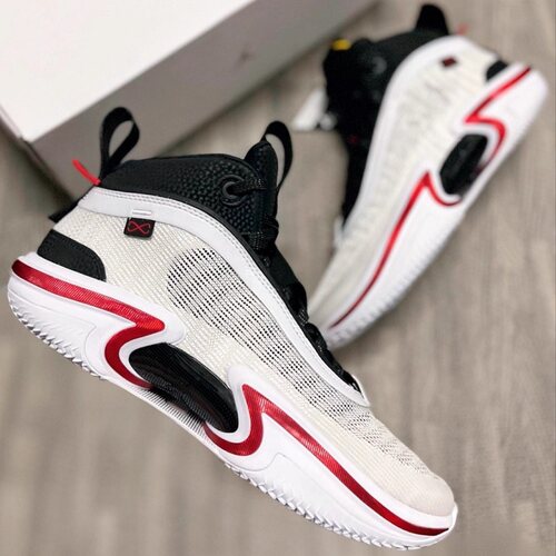 Air Jordan 36 AJ36 白红 减震防滑 高帮实战篮球鞋 DA9053-100