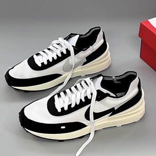 Nike耐克Waffle One SE男子低帮黑白休闲华夫鞋运动鞋DZ2527-100