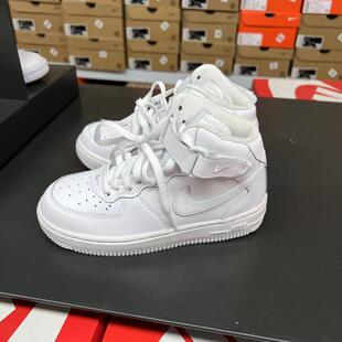 NIKE耐克空军一号魔术贴高帮男女童运动休闲板鞋DH2934-314196